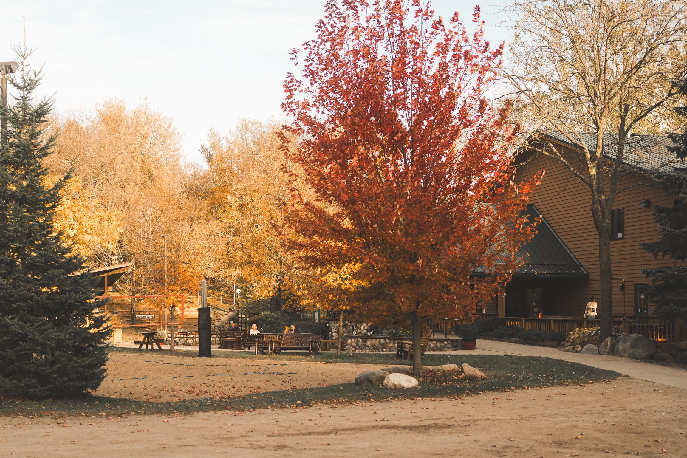 Camp Lebanon in autumn
